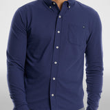 Midnight Pique Button Down