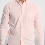Desert Sand Pique Button Down
