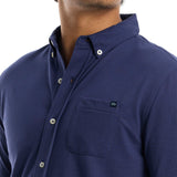 Midnight Pique Button Down