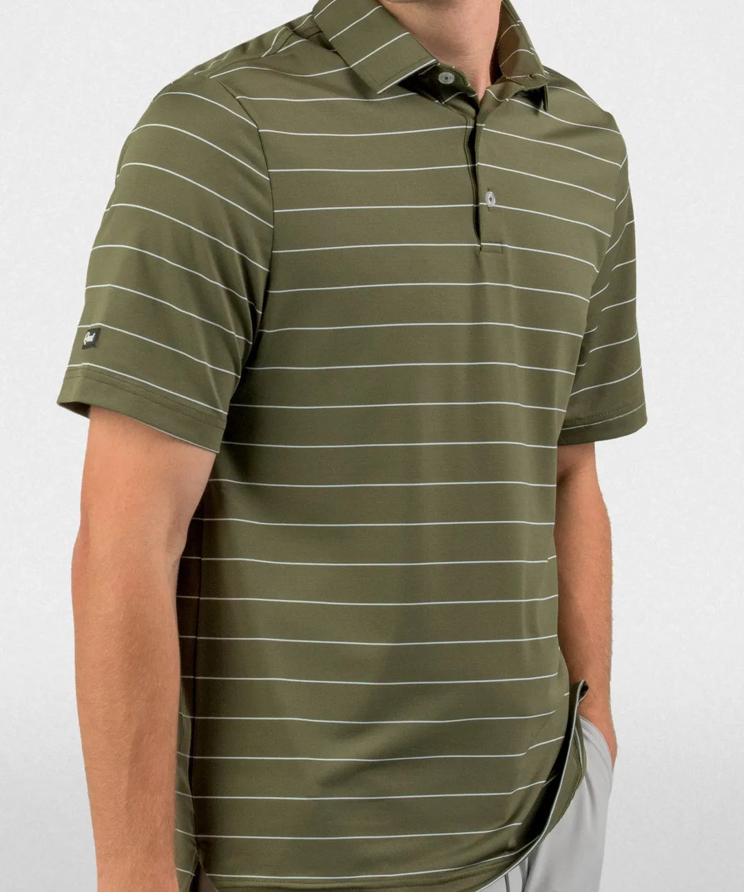 Stance Stripe Polo - Good Good Golf performance golf polo