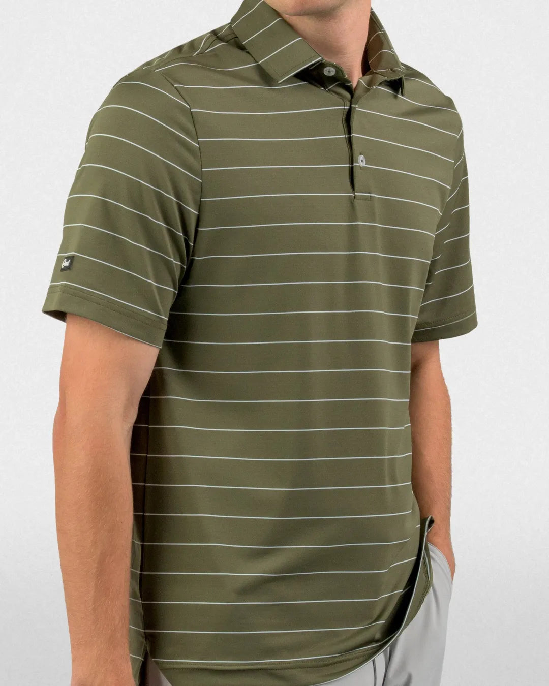 Stance Stripe Polo - Good Good Golf performance golf polo