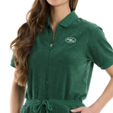 First Cut Terry Cropped Romper