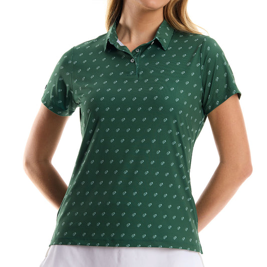 Women’s Sunday Green Polo