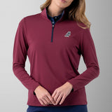 Women's Crimson Q-Zip