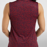 Freedom Floral Sleeveless Polo