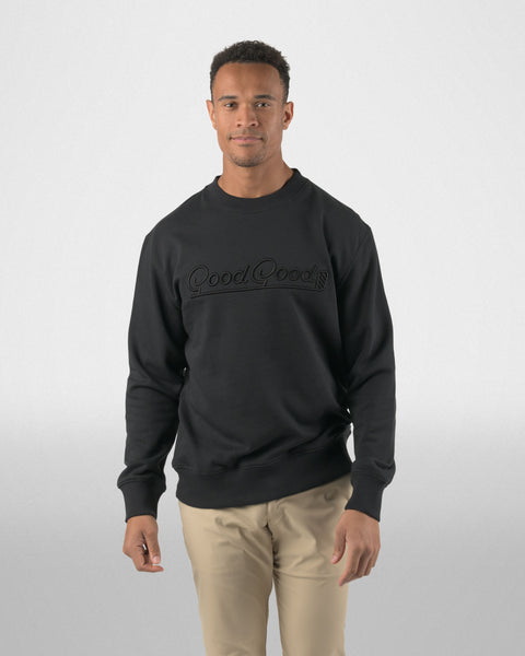 Blackout Fleece Crewneck – Good Good Golf