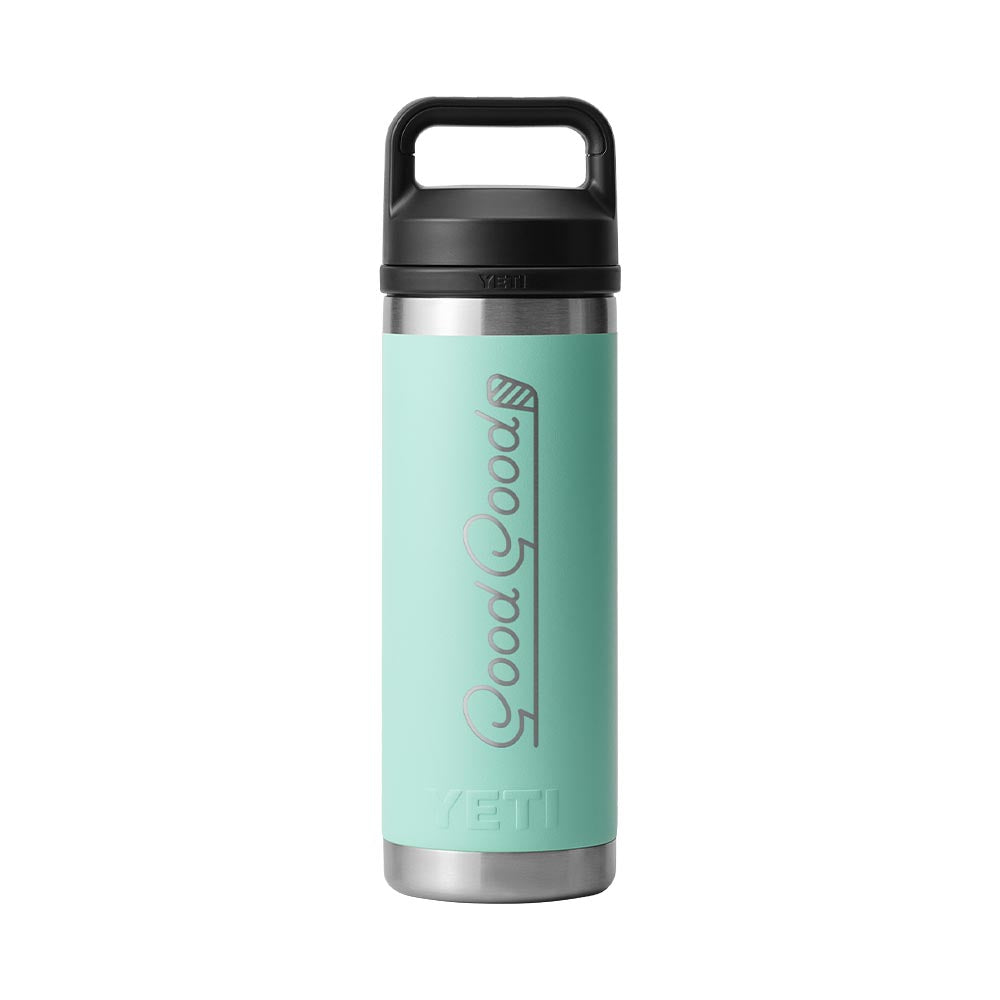 Good Good x Yeti Rambler 18 oz Bottle Chug Seafoam