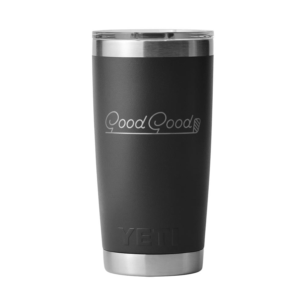 Good Good x Yeti Rambler 20 oz Tumbler Black