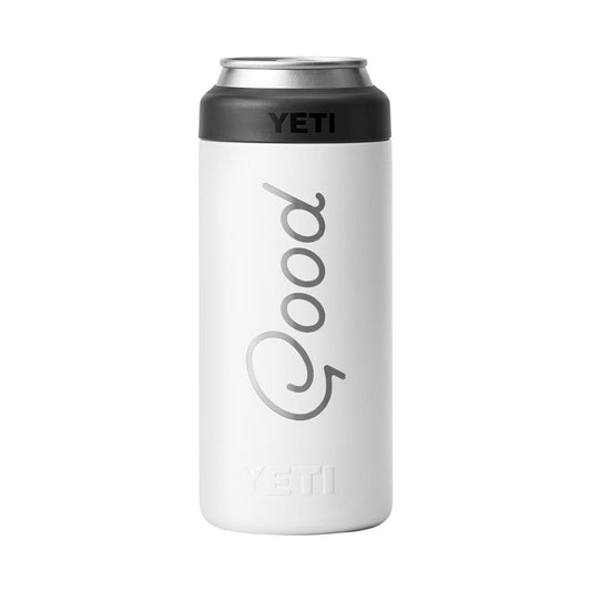 Good Good x Yeti Rambler Colster Slim FX White