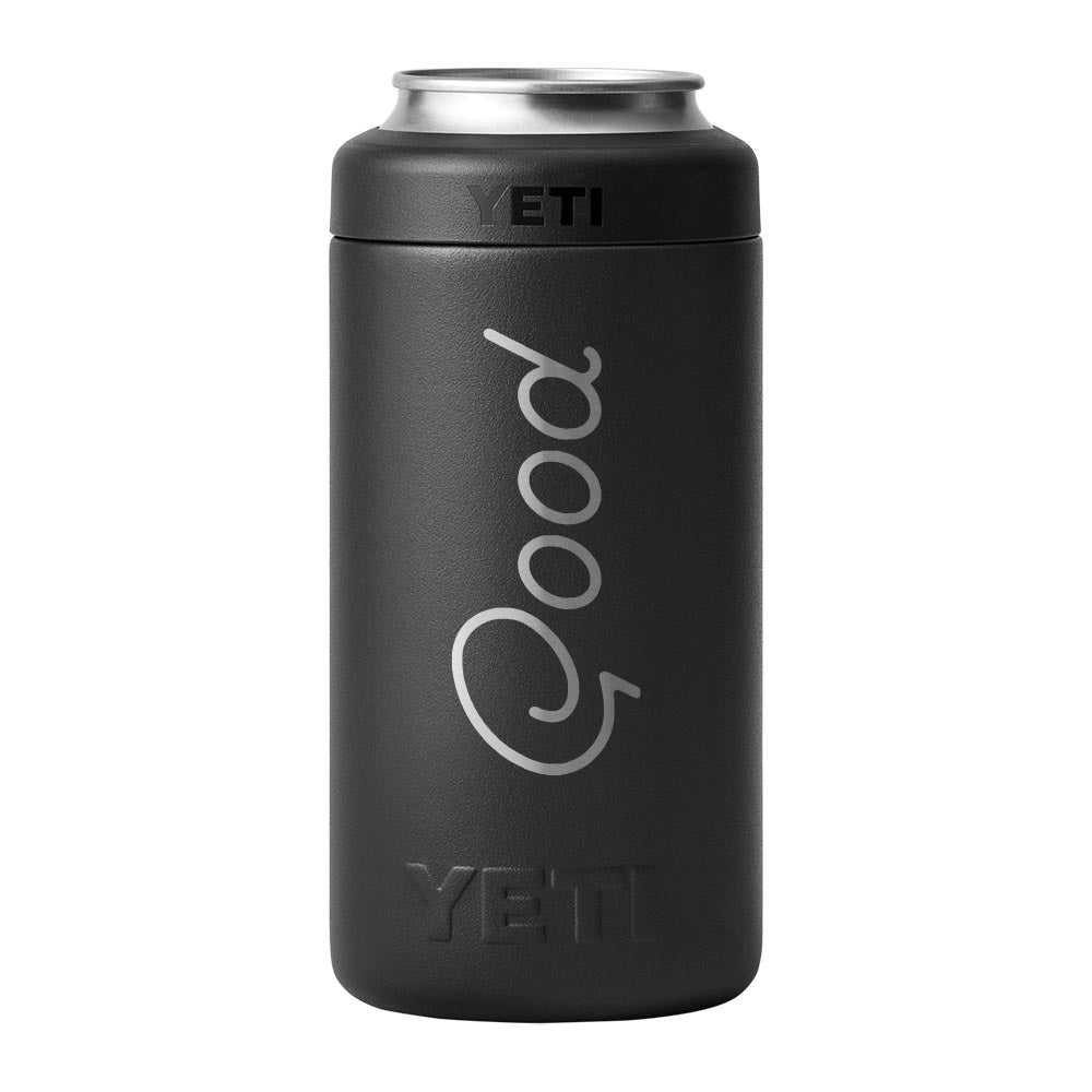 Good Good x Yeti Rambler Colster Tall Black