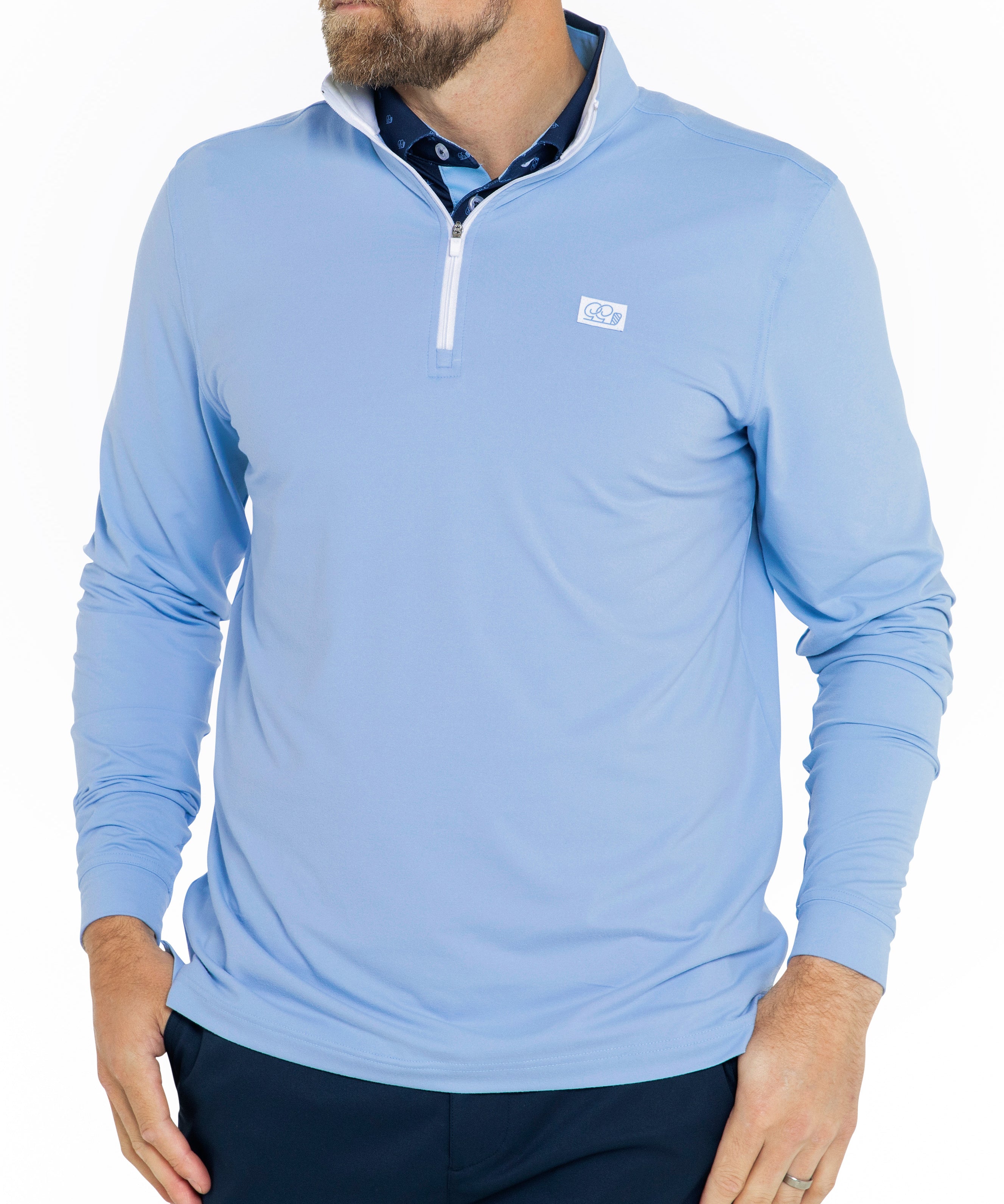 Birdie Blue Q-Zip | Performance Golf Quarter-Zip From Good Good